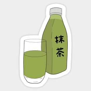 Matcha Green Tea Sticker